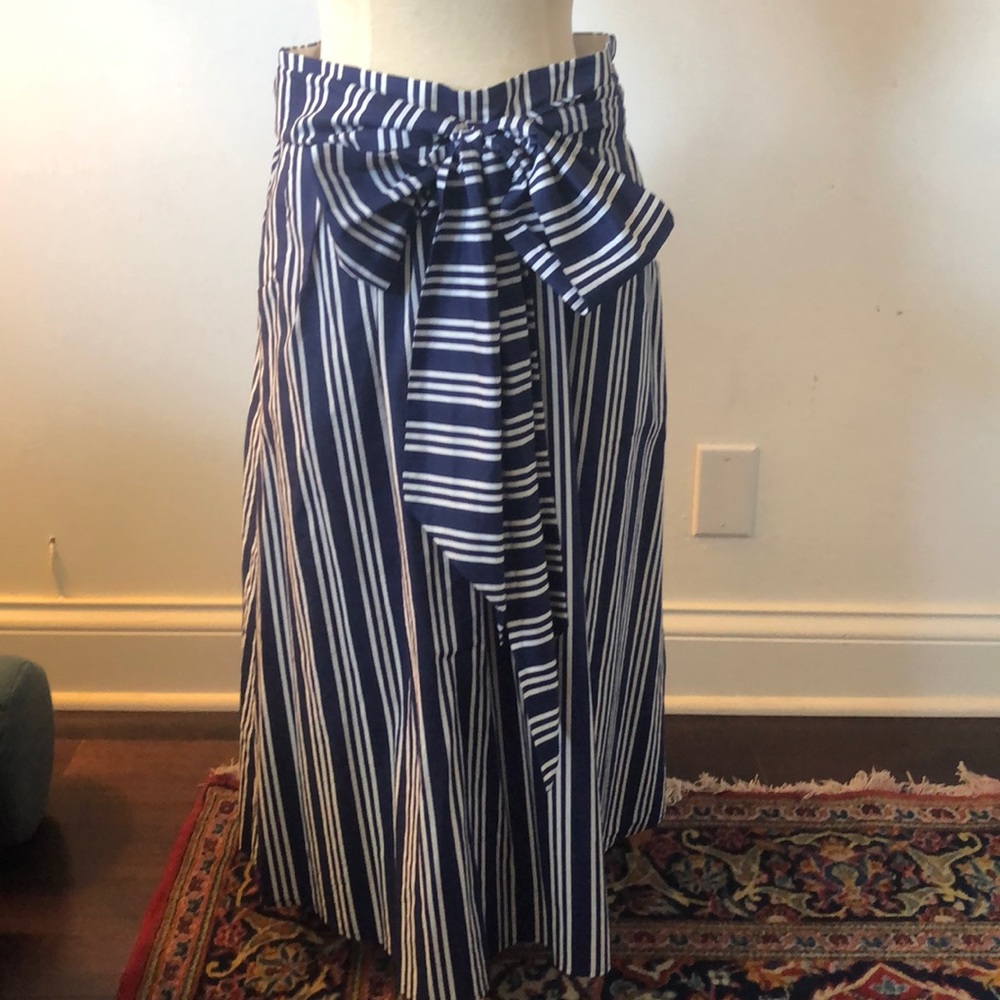 Boden Midi skirt removable sash 2p